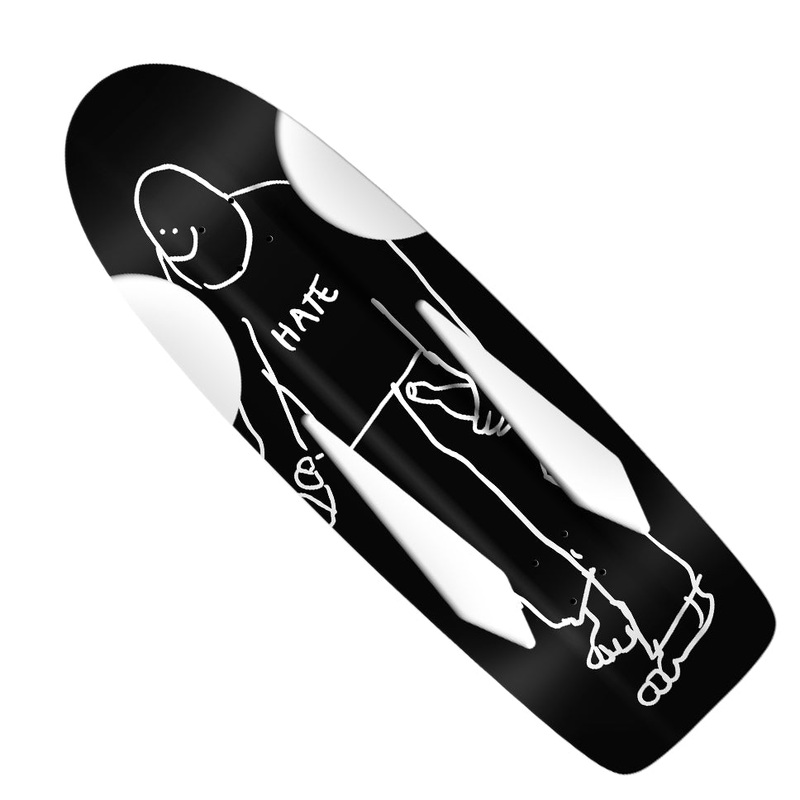 Krooked SSD 2025 Hate Beamer Deck Black 10.75