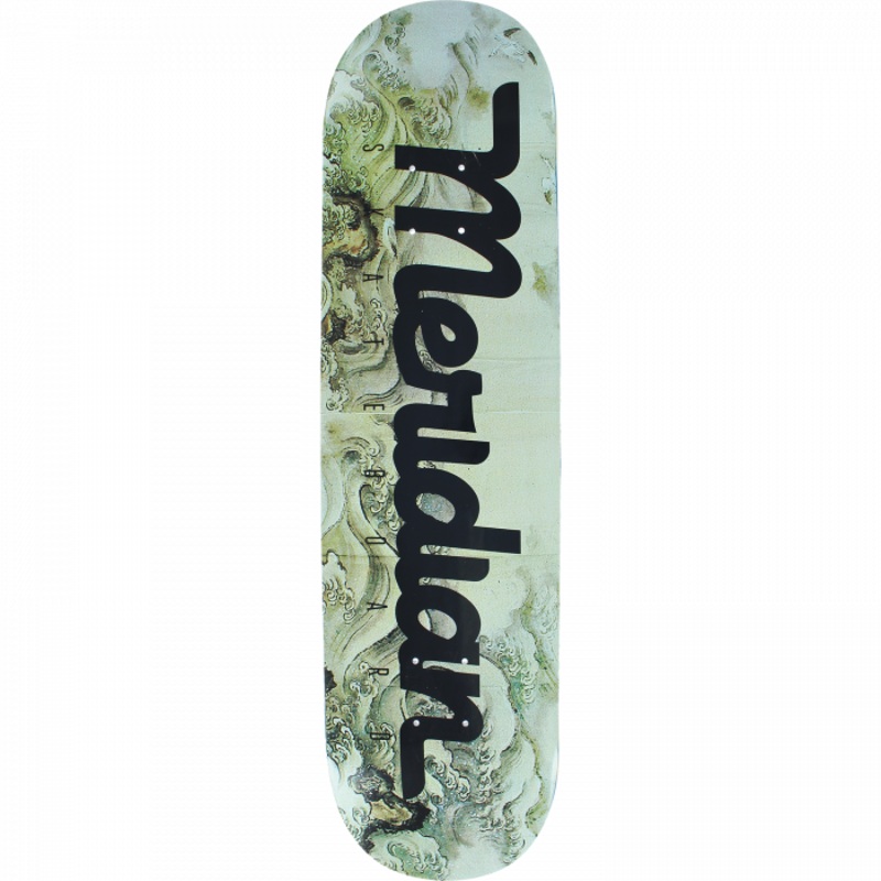 MERIDIAN UNKNOWN SEA SCRIPT DECK-8.5 TAN