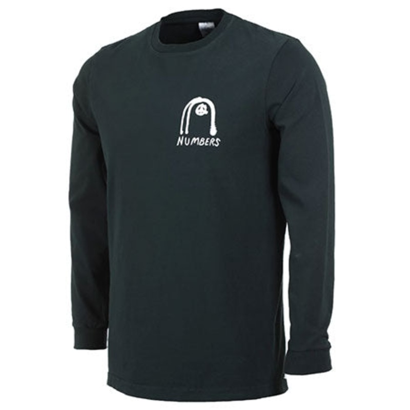 Numbers Edition Collage Long Sleeve T Shirt Black Medium