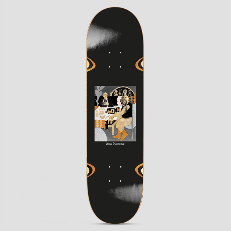 Polar 8.75 Surf Shape Aaron Herrington Tea Riders Wheel Wells Skateboard Deck