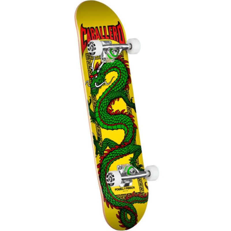 Powell Peralta Cab Chinese Dragon Complete Skateboard Yellow 7.5″ 7.5″
