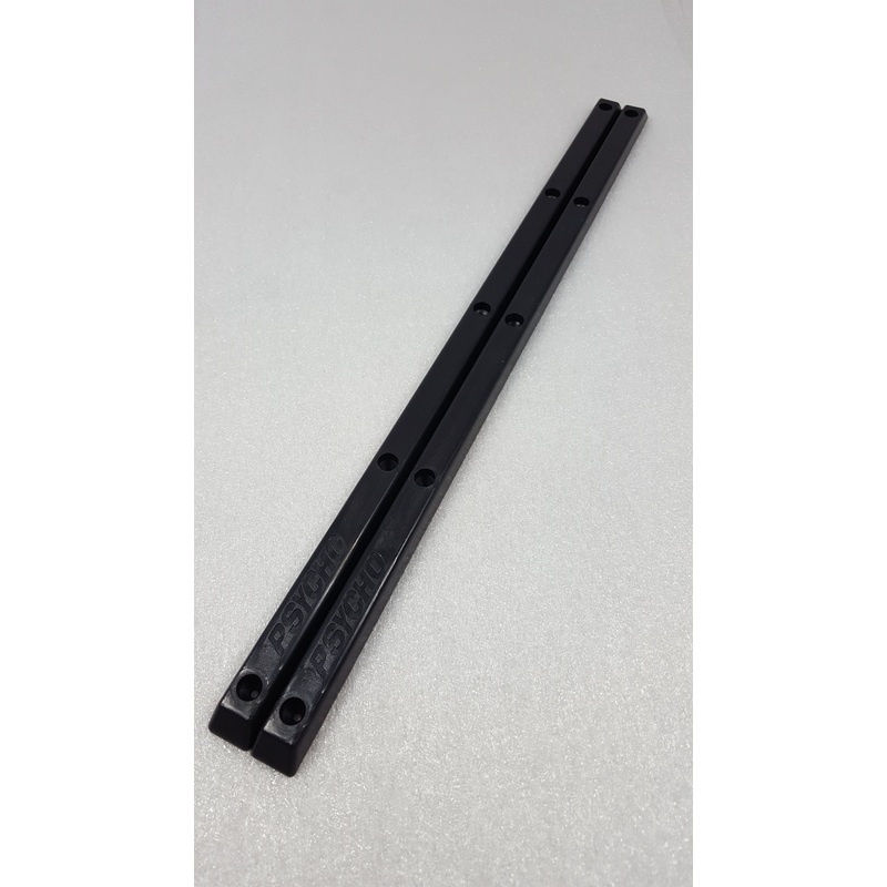 Psycho Skateboard Rails 1 SET – BLACK