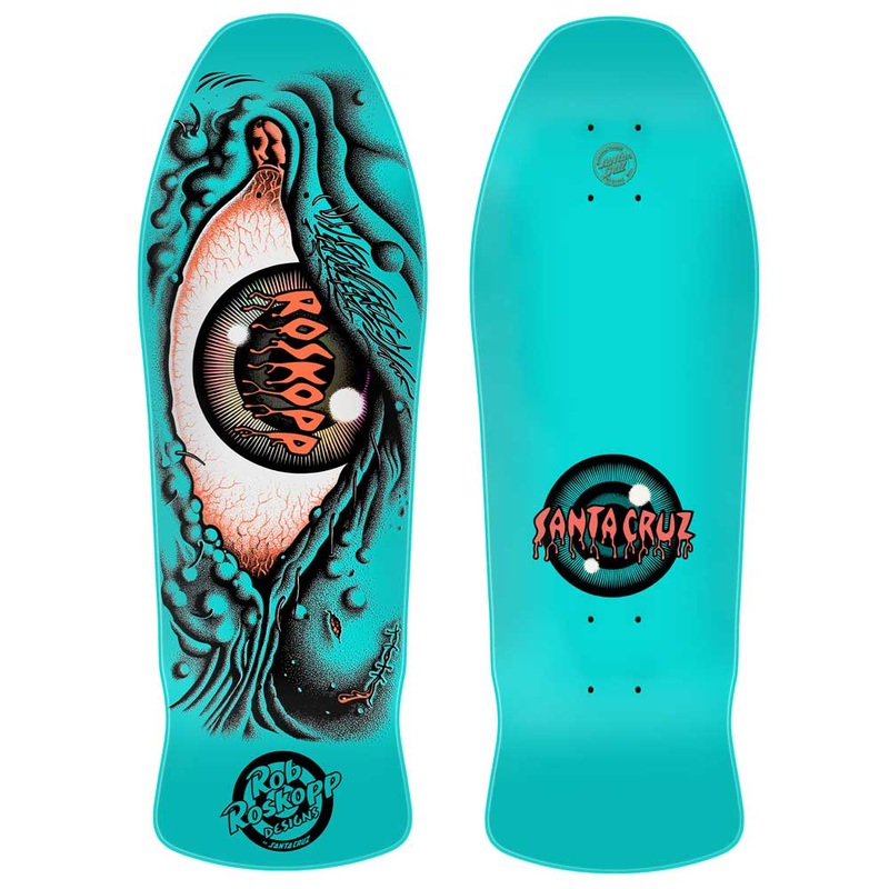 Santa Cruz Roskopp Eye Reissue Skateboard Deck 10.12″ Deck Only 10.12