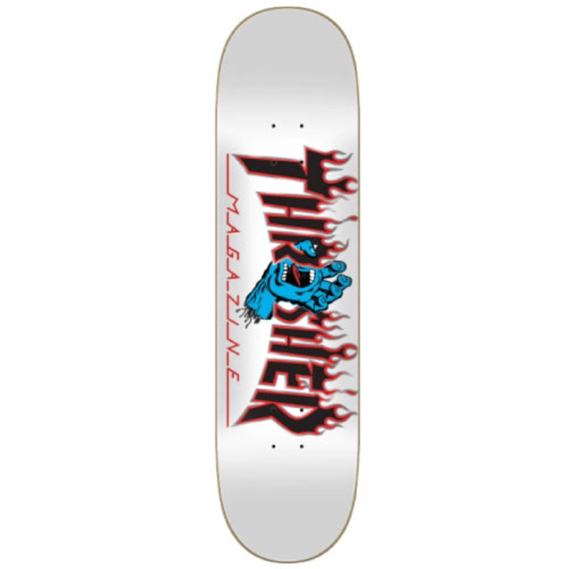 Santa Cruz X Thrasher Screaming Flame Logo Skateboard Deck 8.0″ 8.0″