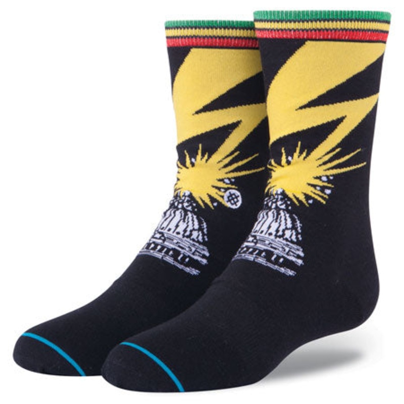 Stance Bad Brains Kids Socks Black Large