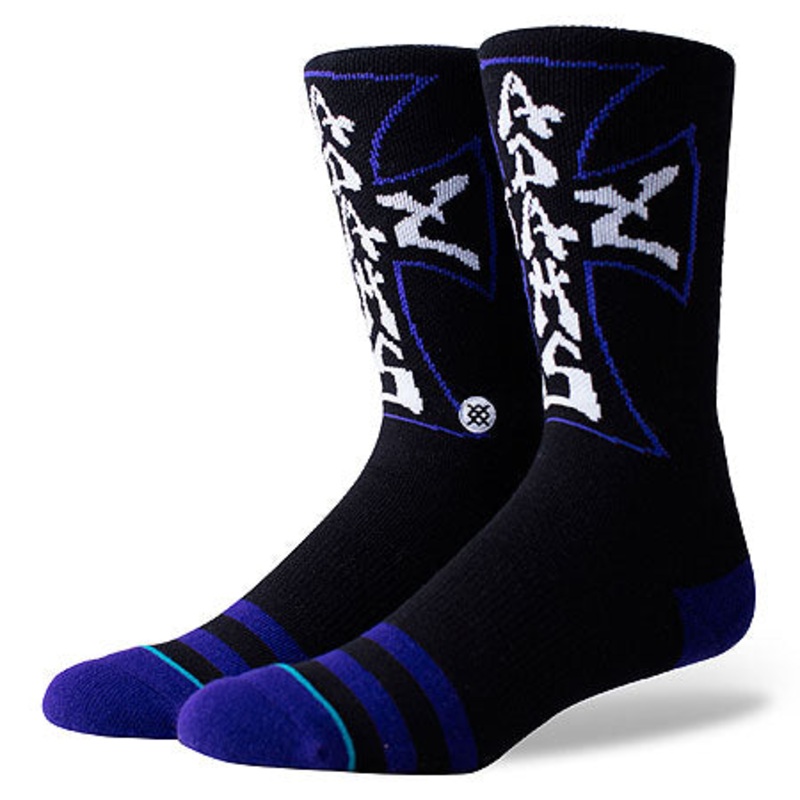 Stance Jay Adams Crew Sock Black Large