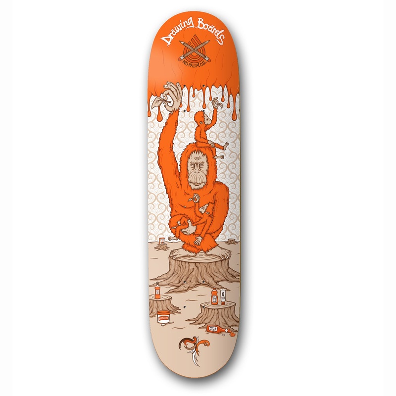 The Drawing Boards – 8.5″ – Orangutan Deck