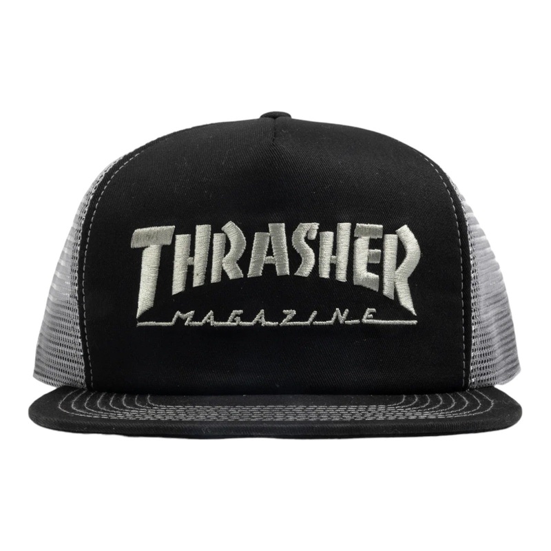Thrasher Mag Logo Trucker Black/Grey OS