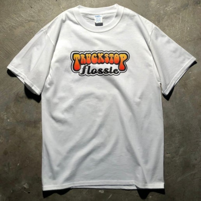 True East – Truckstop Flossie Tee – White – Size Small