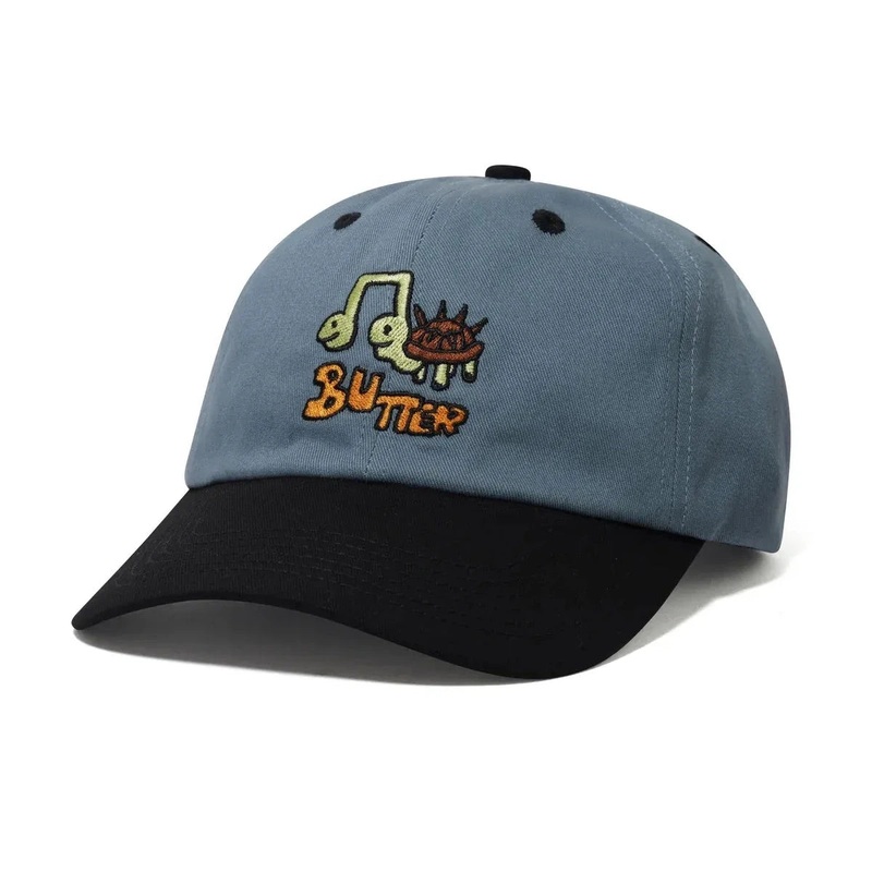 Butter Goods Turtle 6 Panel Cap Ocean/Black