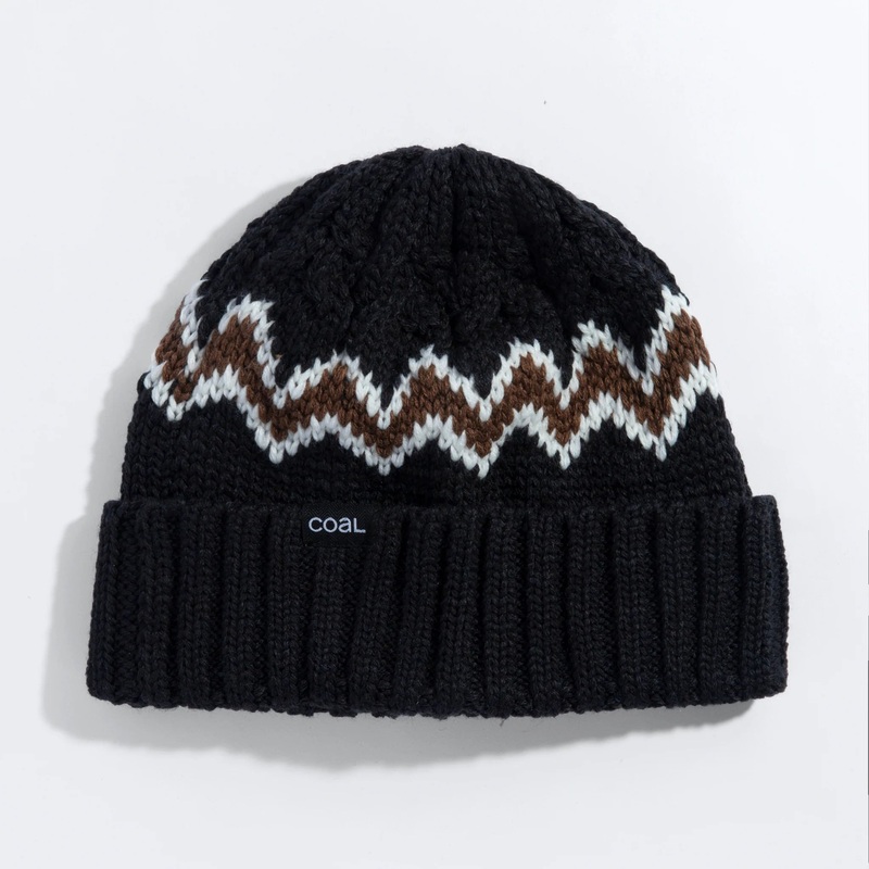 Coal Meadows Nordic Sweater Beanie Black/Brown