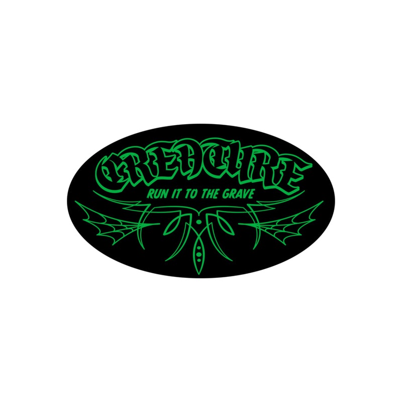 Creature To The Grave Sticker 4 in x 2.375 in Sticker