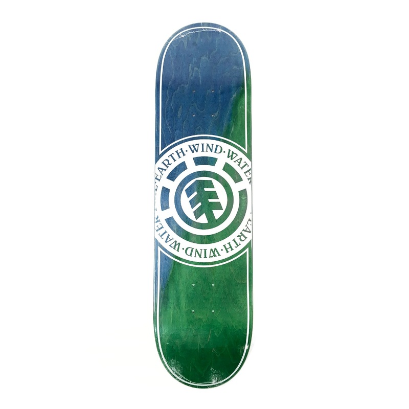 Element – 8.38″ – Element Logo Deck – Seal Green / Blue