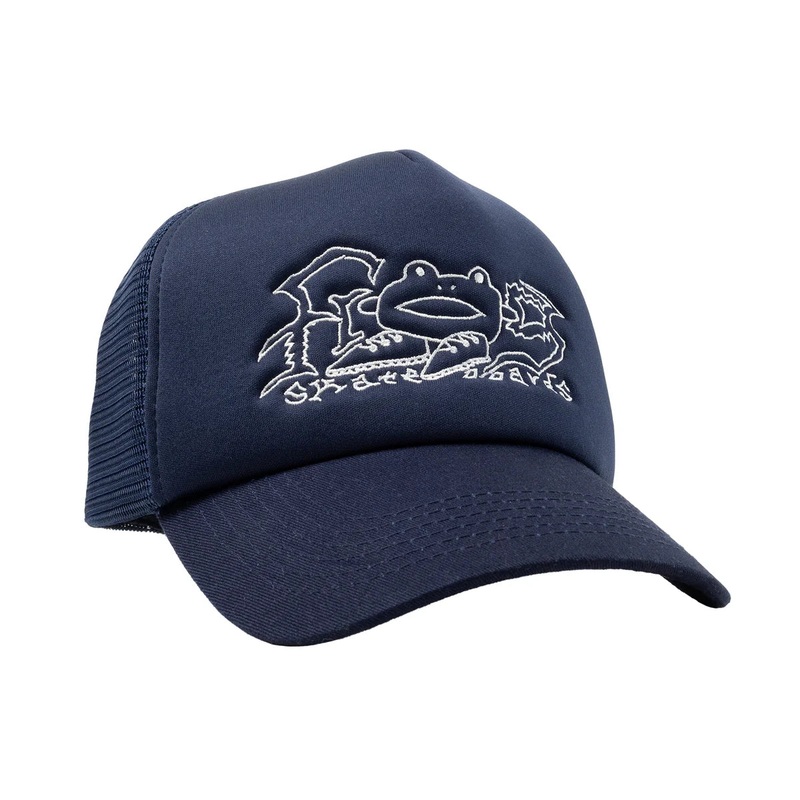 Frog Big Shoes Trucker Hat (Navy) OS
