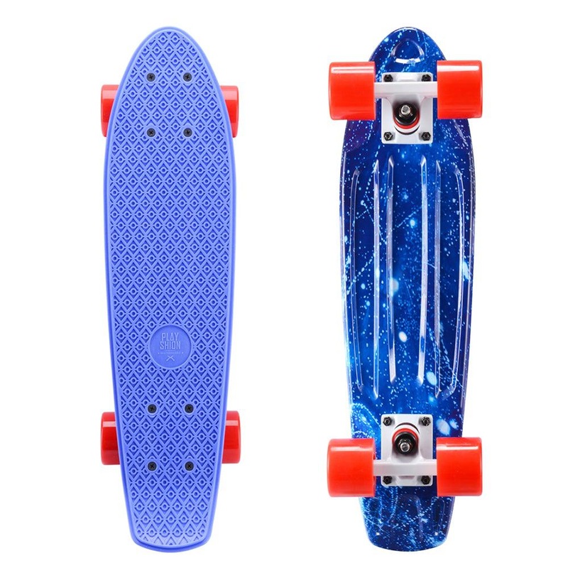 Fun Blue 22″ Mini Cruiser Skateboard Complete