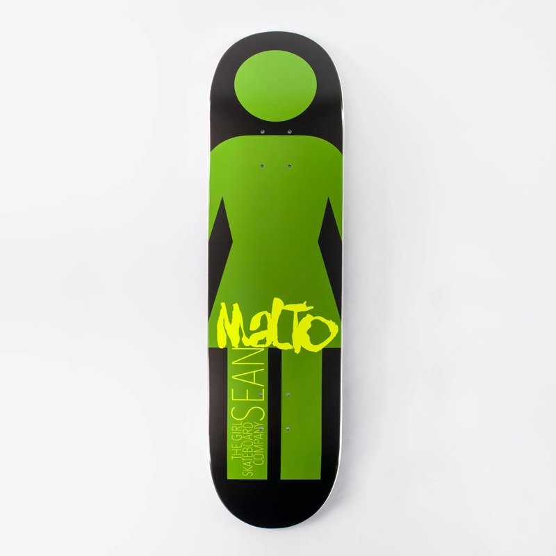 Girl 8.25″ Sean Malto Giant Metal OG Deck – Green 8.25″