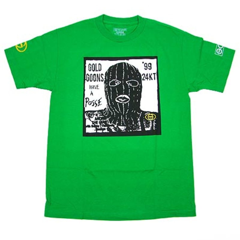 Gold Wheels Possee T Shirt Green Medium
