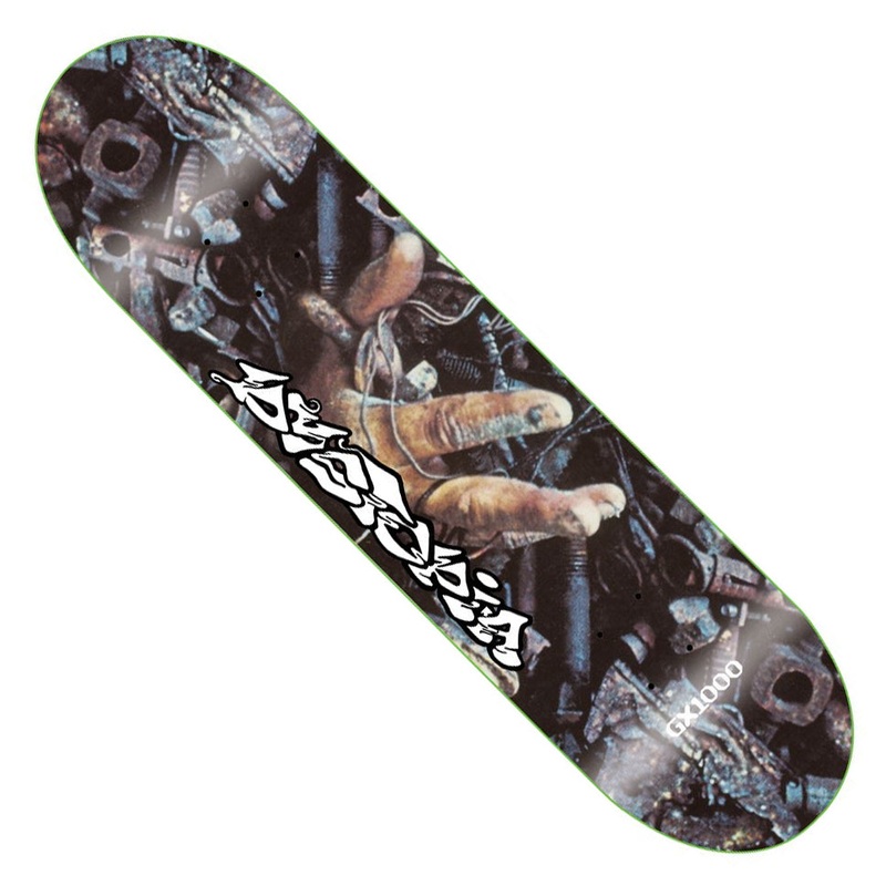 GX1000 Dystopia Human = Garbage Deck Multicolor 8.5 x 32.125 WB:14.25