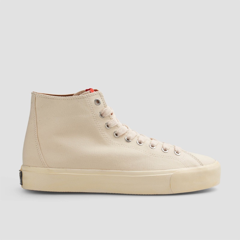 Last Resort AB VM003 Skate Shoes Hi Canvas White / White UK3
