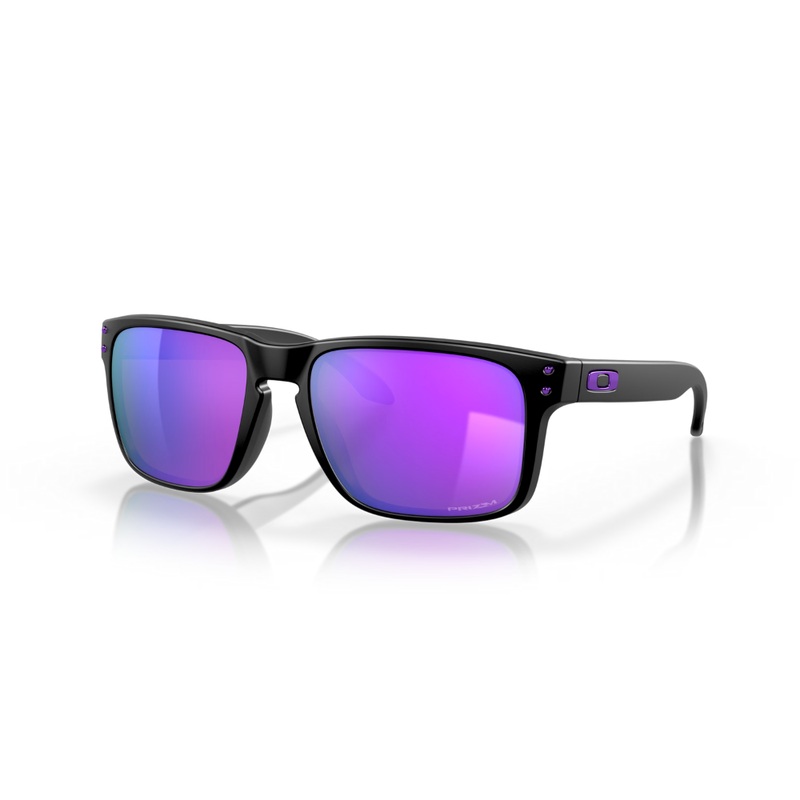 Oakley Holbrook Sunglasses Matte Black (Prizm Violet) 55