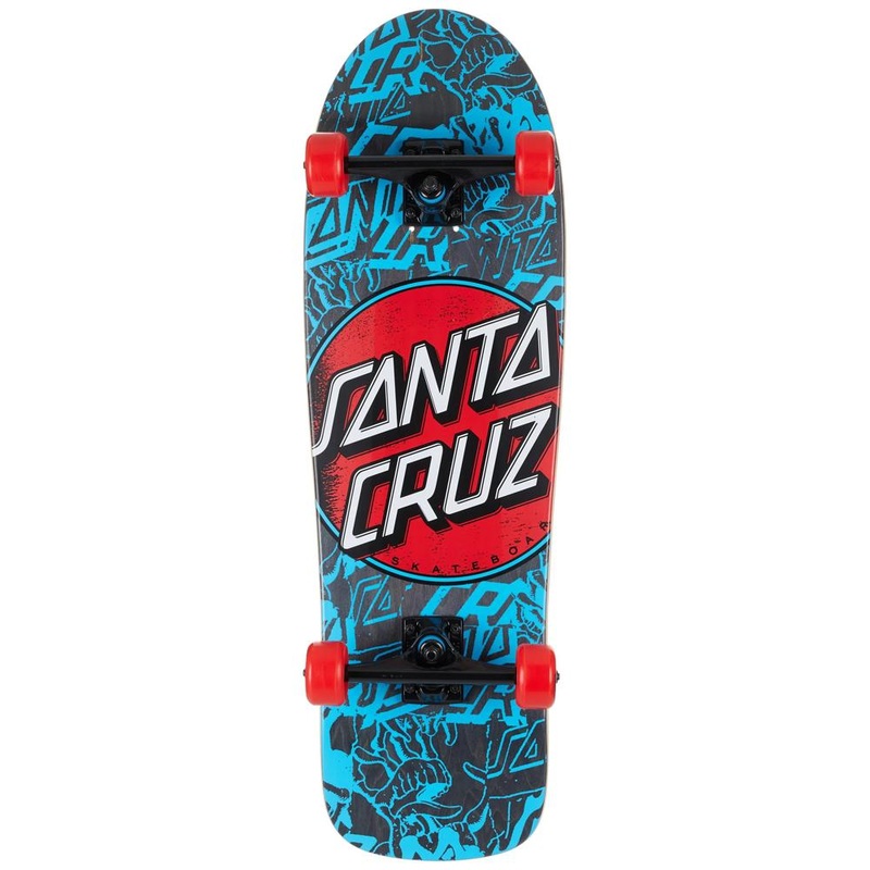 Santa Cruz Contra Distress Shaped Cruzer 32″ Cruiser Longboard Complete