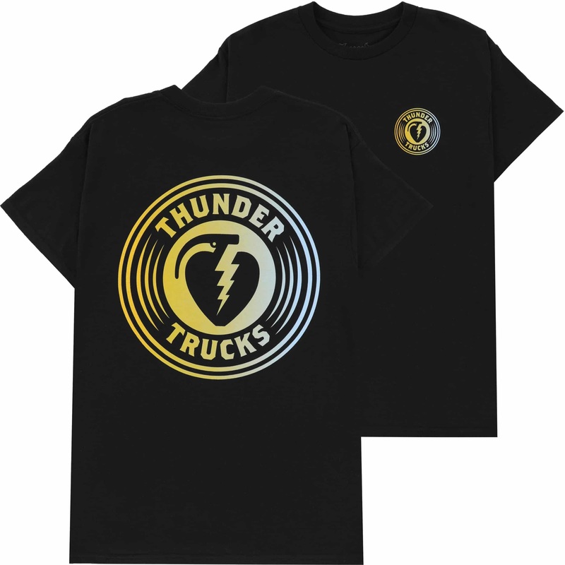 Thunder Charged Grenade T-Shirt Black/Yellow/Gold Small