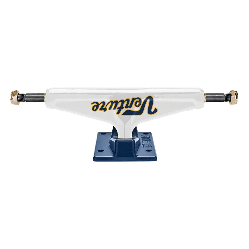 Venture Collegiate V-Hollow Trucks White/Blue 5.6