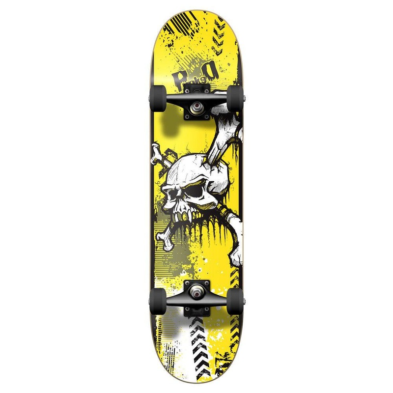 Yocaher Graphic Complete 7.75″ Skateboard – Yskull Complete