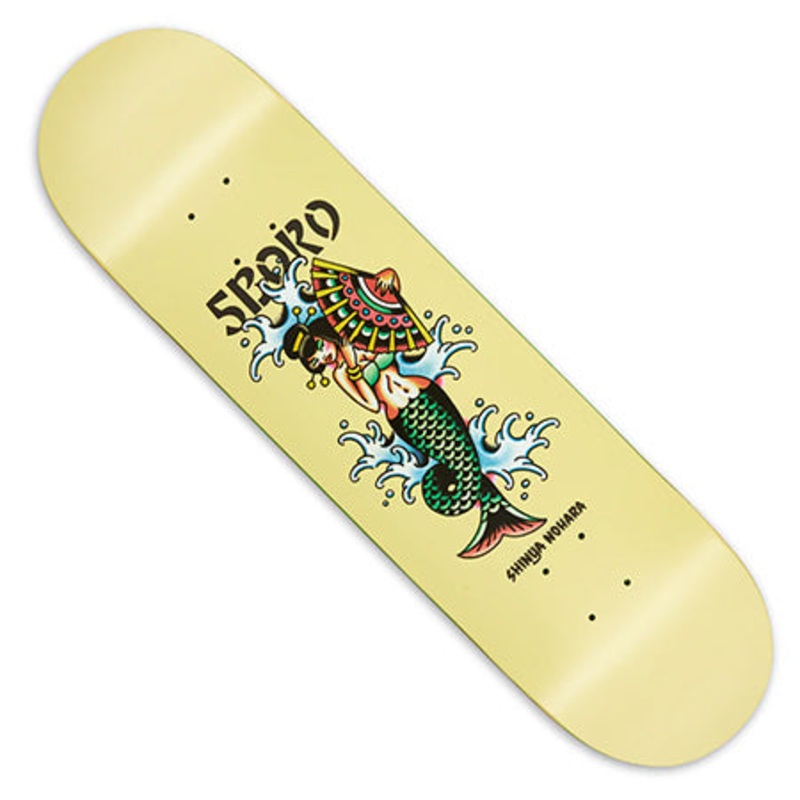 5boro Shinya Nohara Mermaid Pro Series Deck Light Yellow 8 X 32 WB:14.25