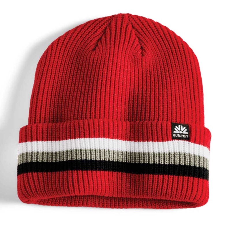 Autumn Simple Cuff Beanie 2025 Red