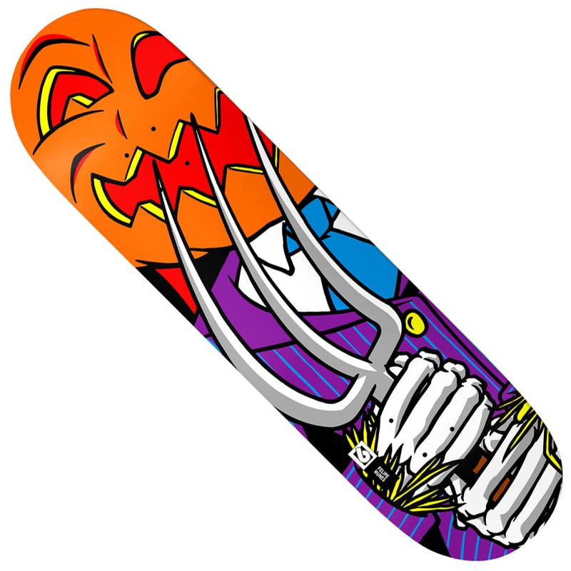 Birdhouse Felipe Nunes Pumpkin XL Deck Multicolor 8.25 x 31.5 WB:14.25