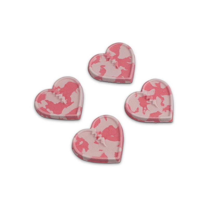Crab Grab Mini Hearts Stomp Pads Bubblegum Swirl