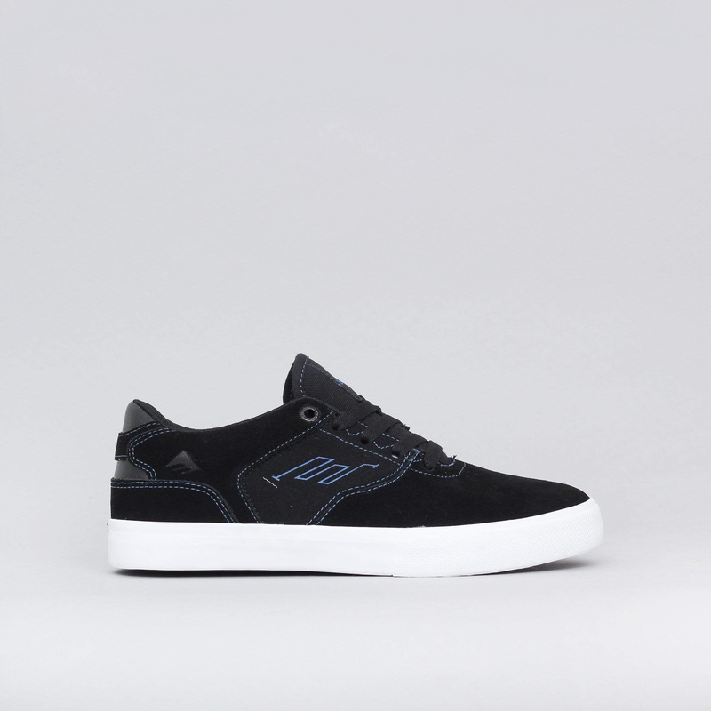 Emerica The Low Vulc Youth Shoes Black / Blue UK3