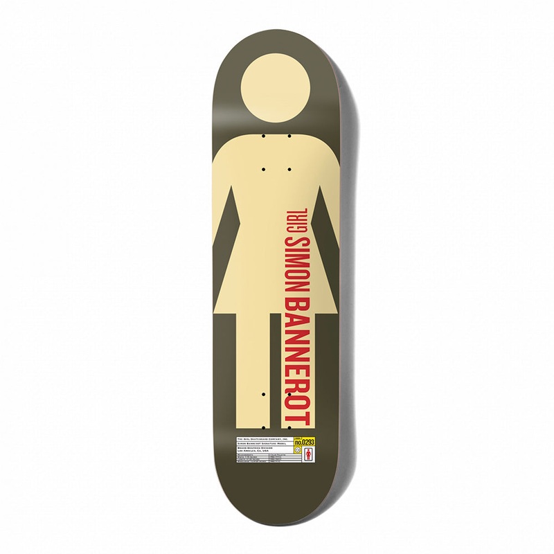 Girl – 8.25″ – Grid OG Simon Bannerot Deck