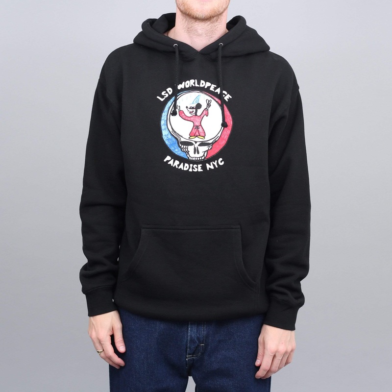 Paradise LSD Worldpeace Hoodie Black Small
