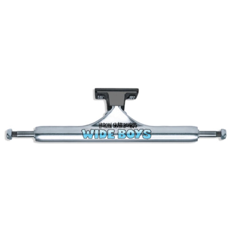 Slappy X Heroin Hollow Wide Boys ST1 Polished/Black Trucks 11.0″ (Set of 2) 11.0″
