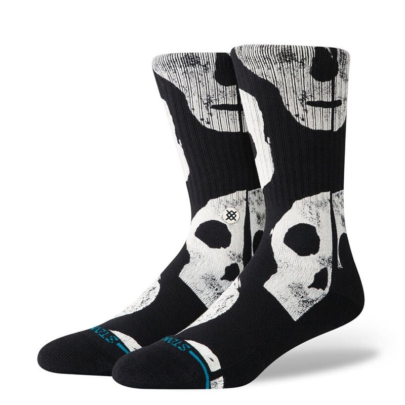 Stance Jolly Rogers Crew Socks Black Large