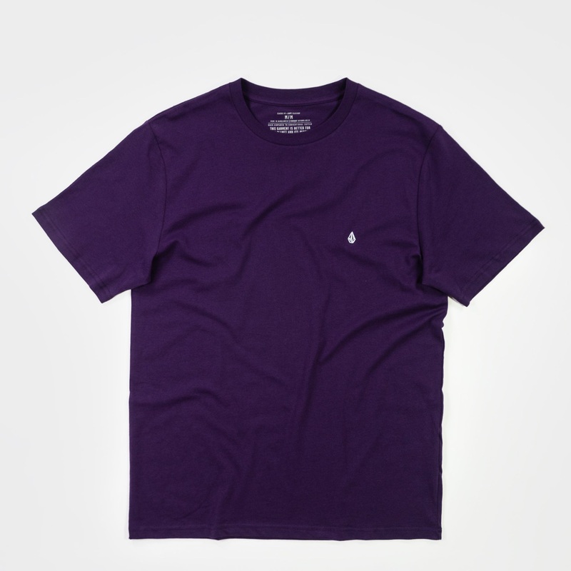 Volcom Stone Blanks BSC T-Shirt – Grape Royale S