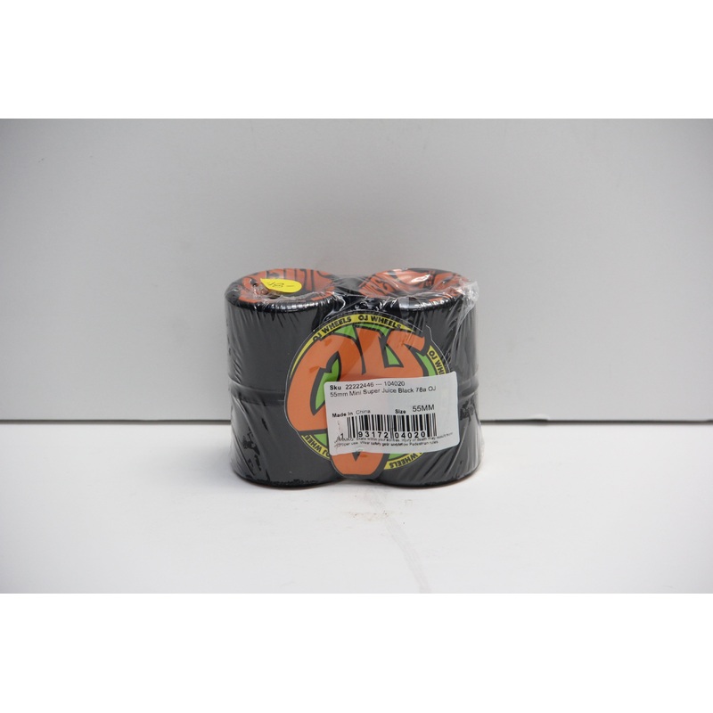 55mm Mini Super Juice Black 78a OJ Skateboard Wheels