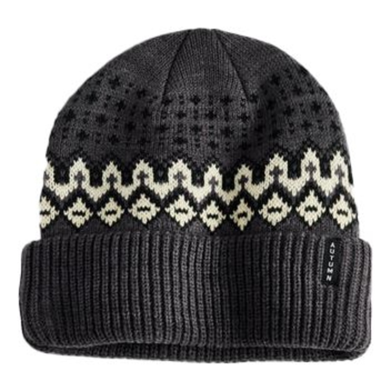Autumn 2025 Select Fairisle Beanie Charcoal