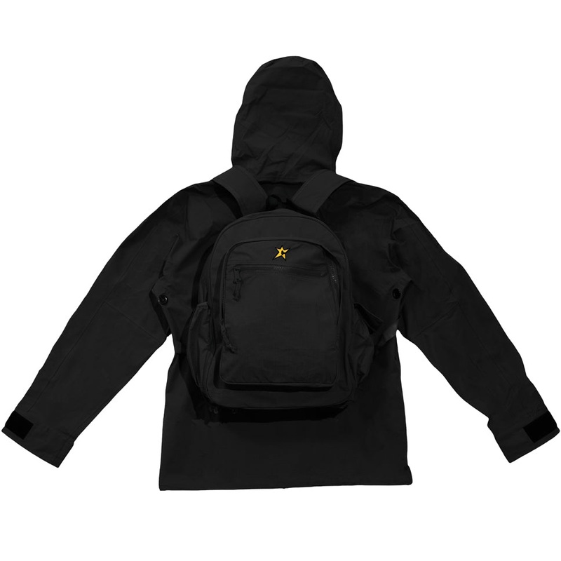 Carpet Company Bookbag Rain Jacket Black Medium