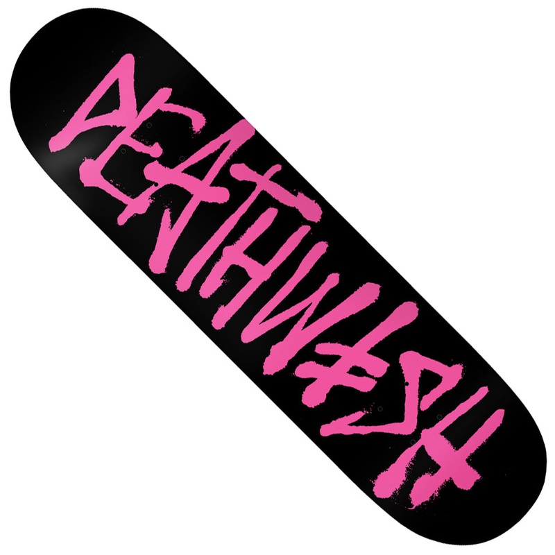 Deathwish OG Deathspray Black Pink Deck Black/ Pink 8.75 x 32.5 WB:14.5