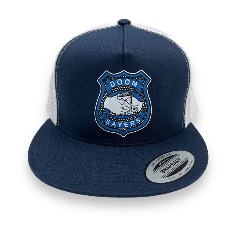 Doom Sayers Corp Cop Trucker Hat Navy One Size Fits All
