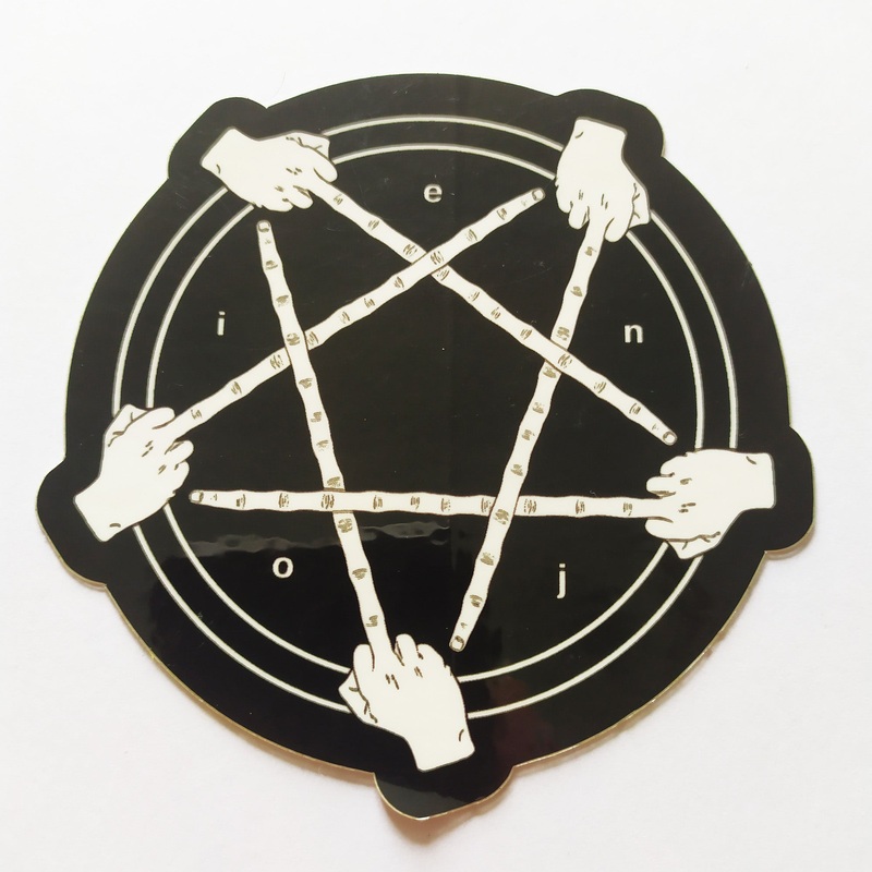 Enjoi Satan-ish Skateboard Sticker