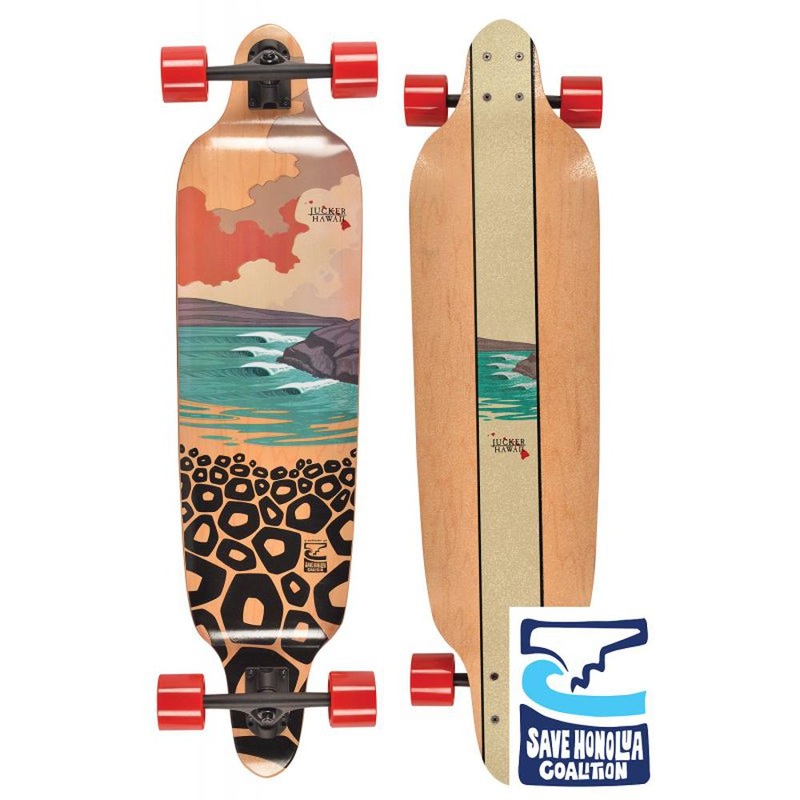 Jucker Hawaii Pono 38″ Drop Down Longboard Complete