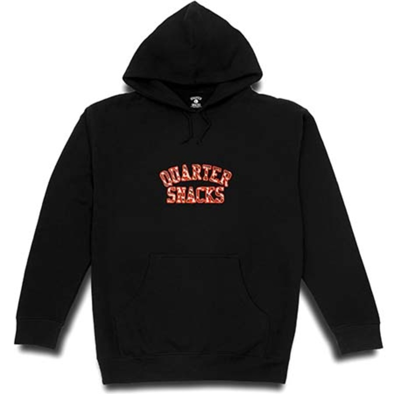 Quartersnacks Varsity Zebra Arch Hoodie Black Medium