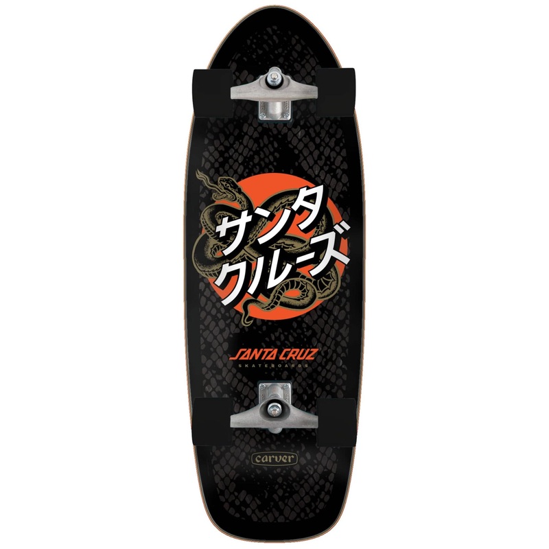 SANTA CRUZ JAPANESE SNAKE DOT PIG CARVER SKATE CRUSIER
