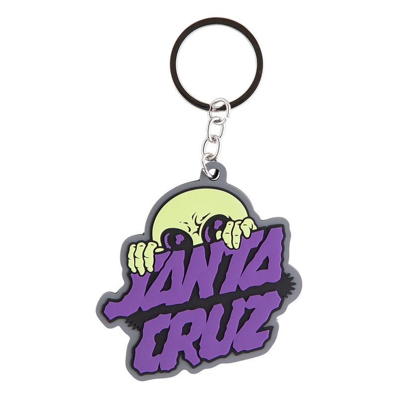 Santa Cruz Knibbs Alien Stacked Keychain Black One Size Fits All