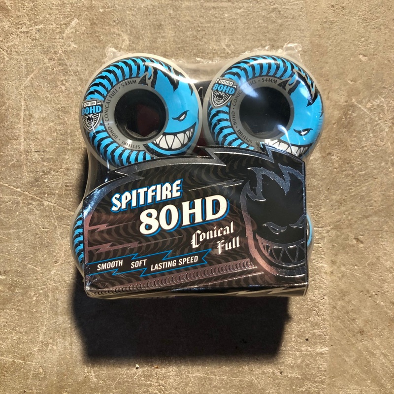 Spitfire – 80HD Conical Full Wheels – Blue 54mm