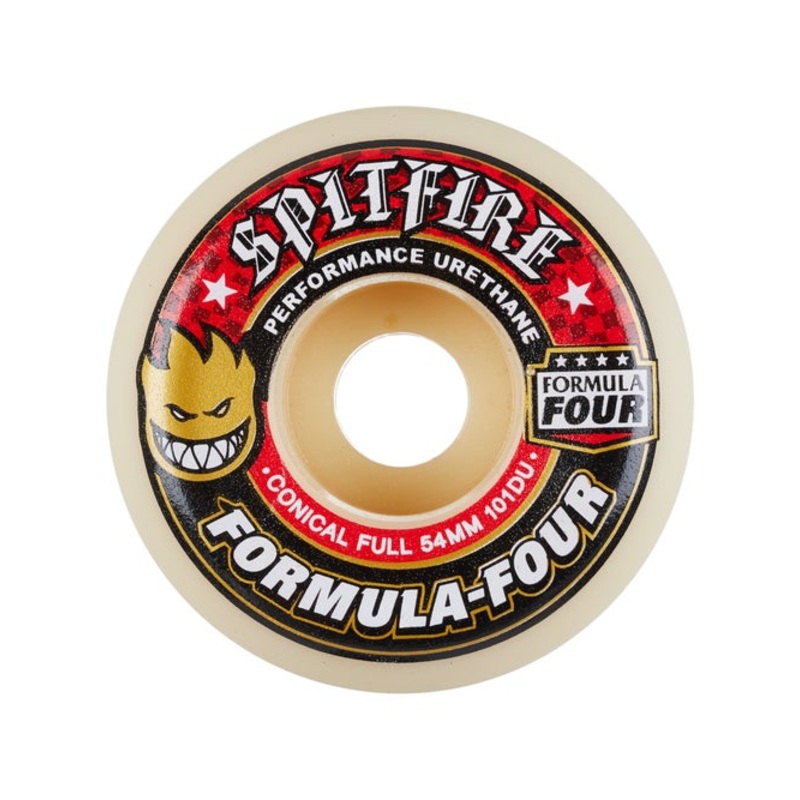 SPITFIRE F4 CONICAL FULL 54MM 101a SKATEBOARD WHEELS